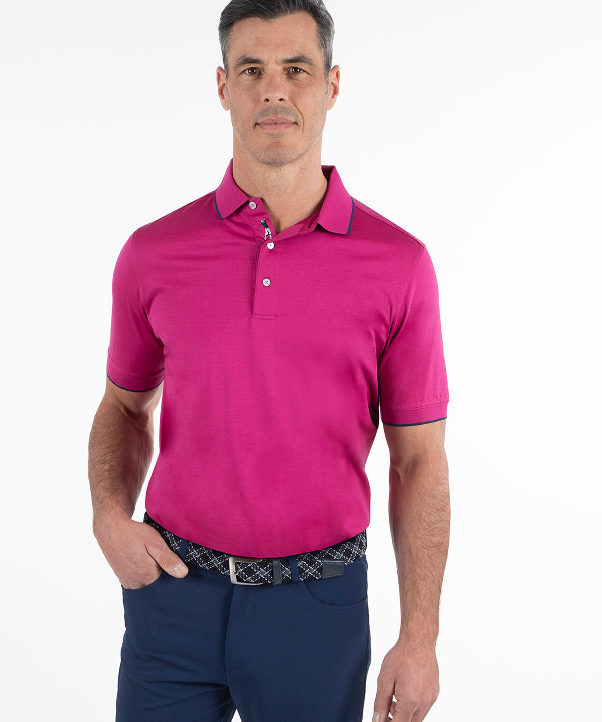Signature Westhill Solid Mercerized Cotton Polo