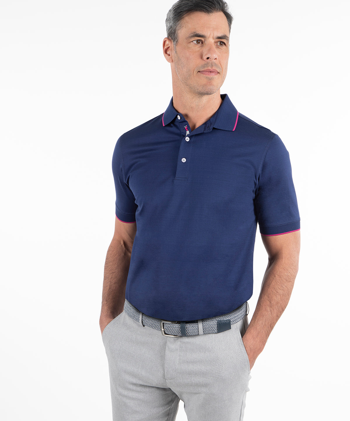 Signature Westhill Solid Mercerized Cotton Polo