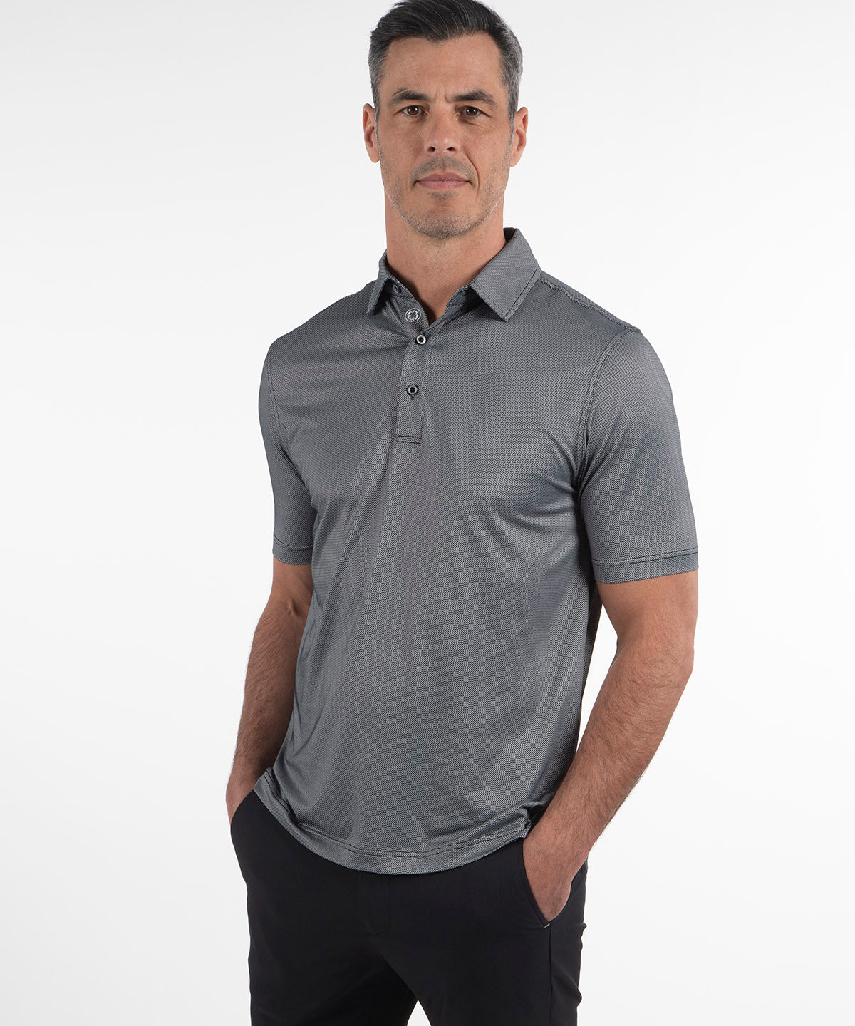 Performance Dash Jacquard Short-Sleeve Polo