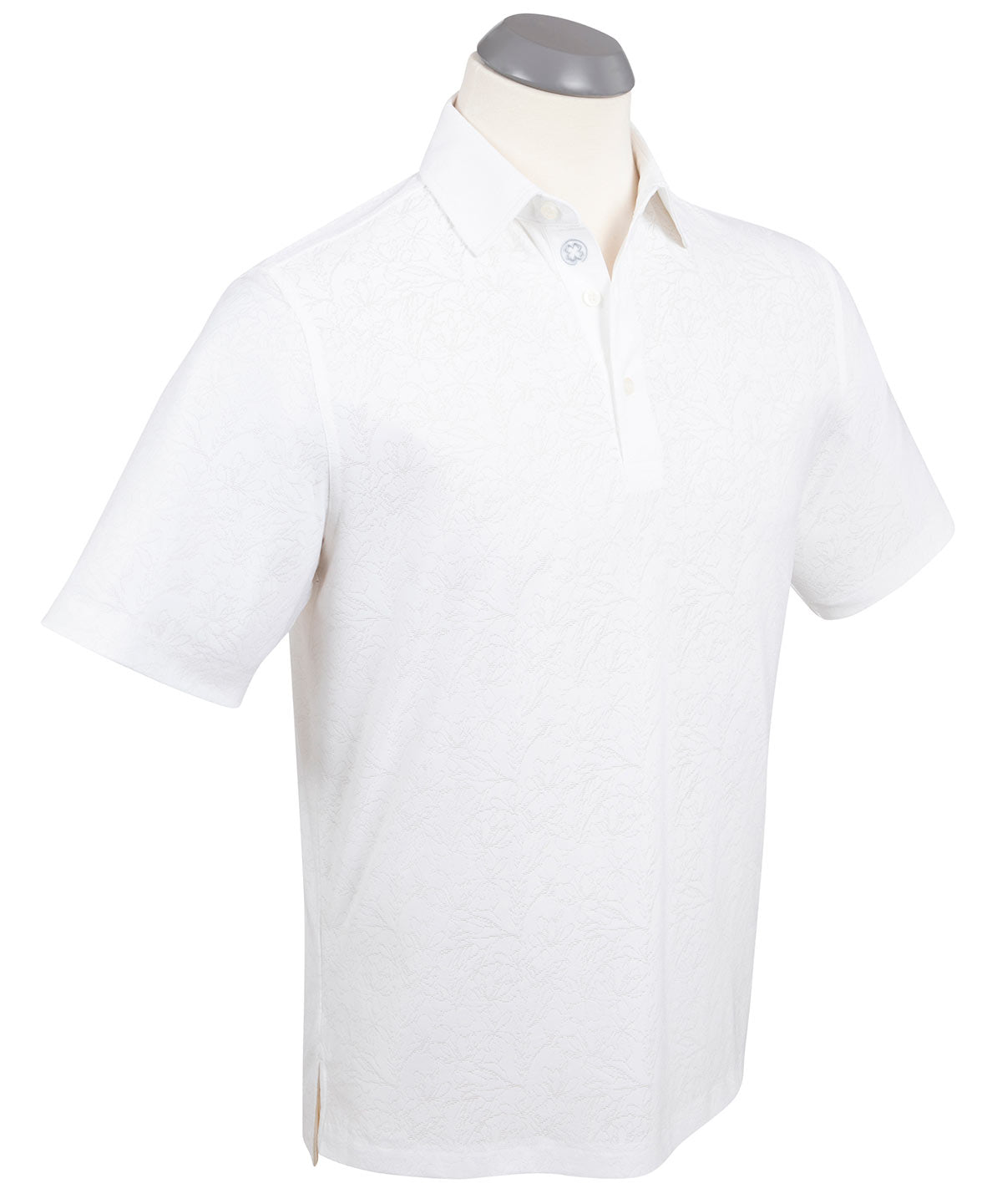 Performance Magnolia Jacquard Polo