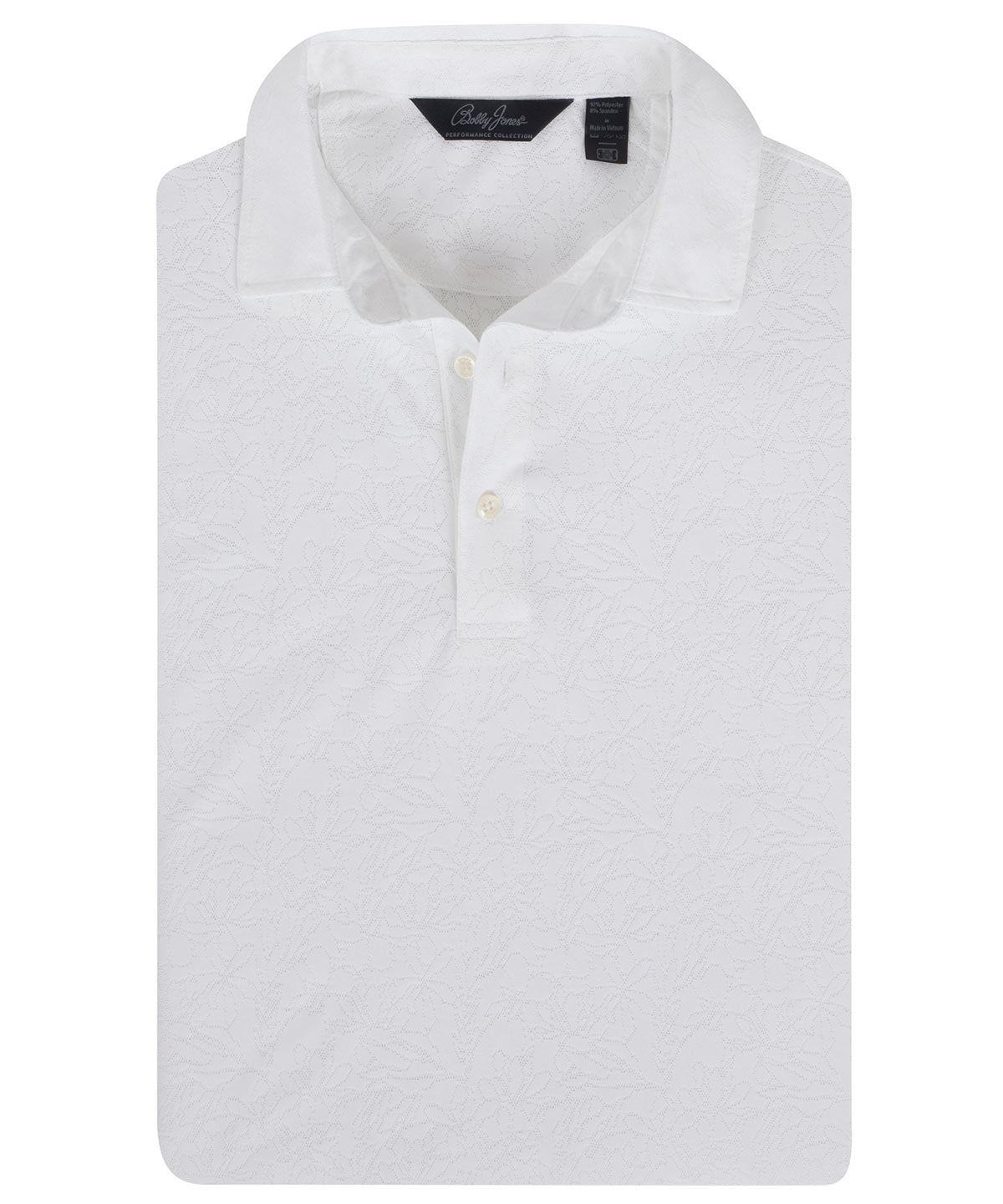 Performance Magnolia Jacquard Polo