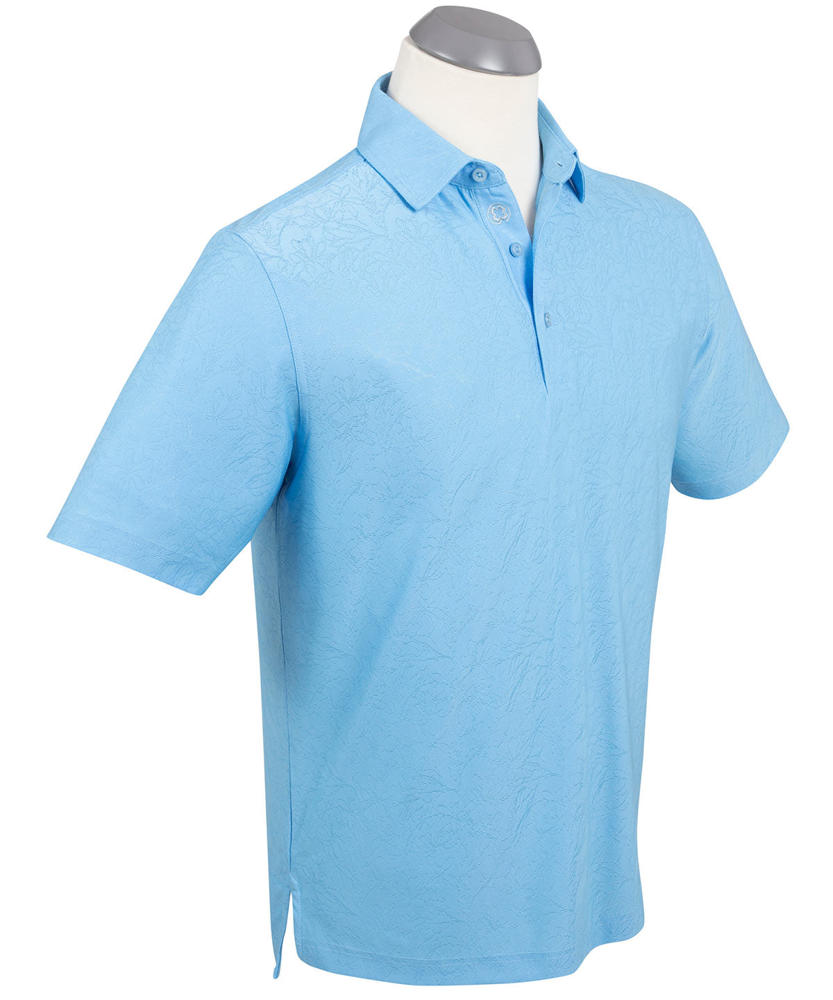 Performance Magnolia Jacquard Polo