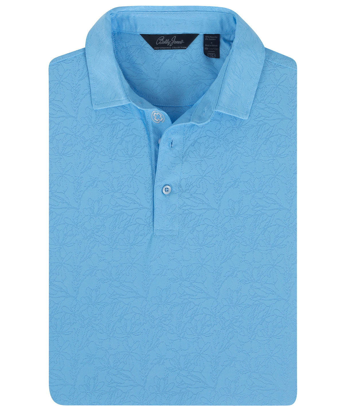 Performance Magnolia Jacquard Polo