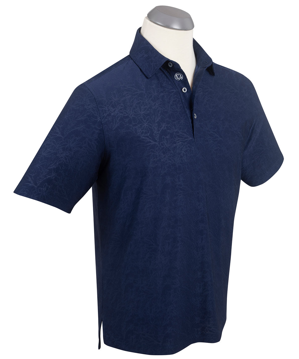 Performance Magnolia Jacquard Polo