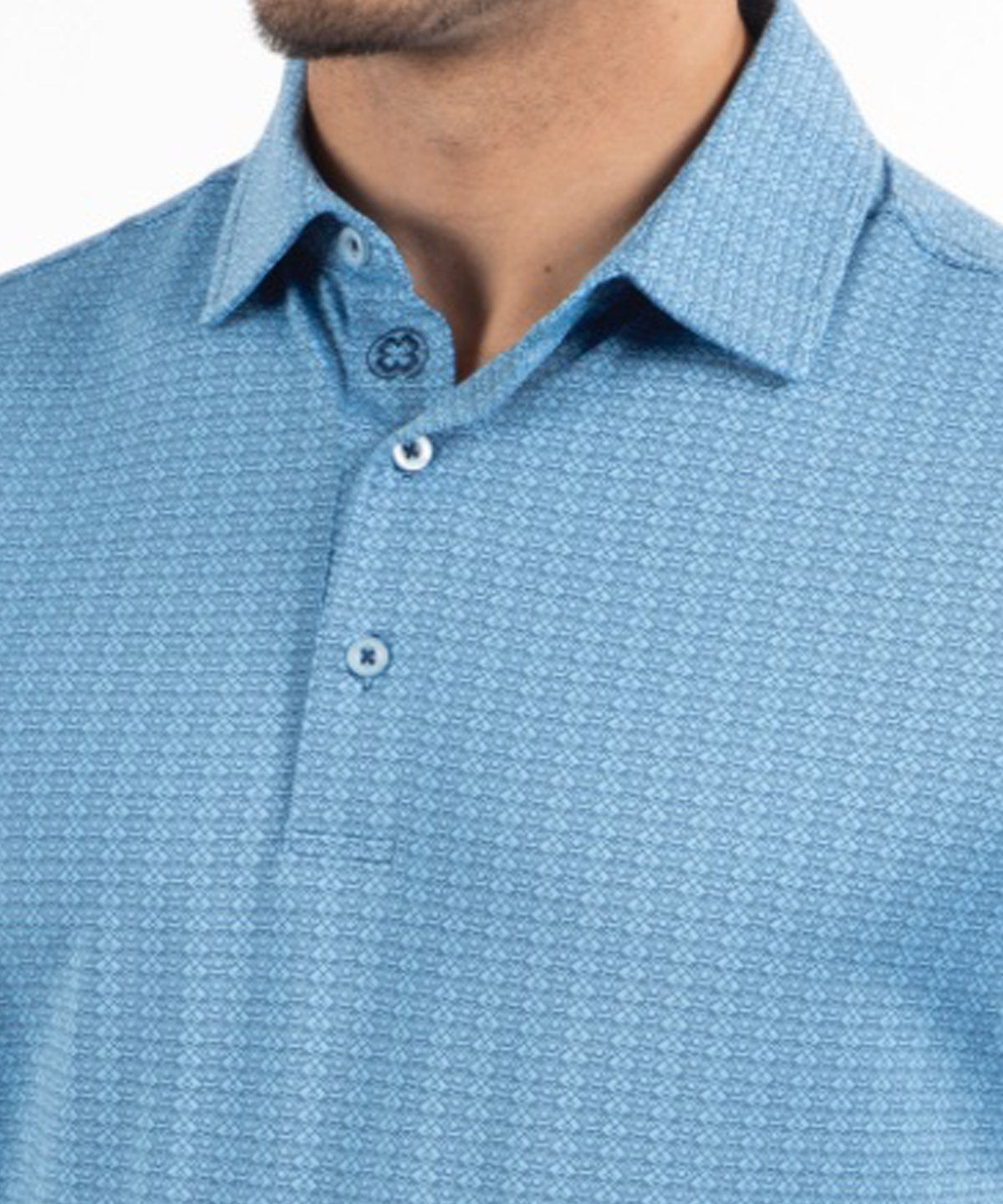 Performance Aztec Print Polo