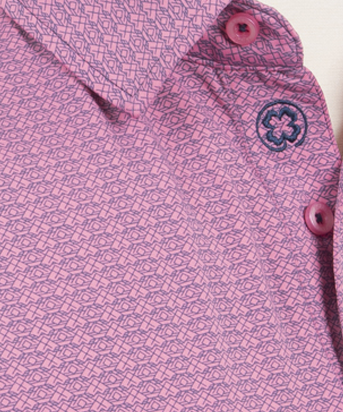 Performance Aztec Print Polo