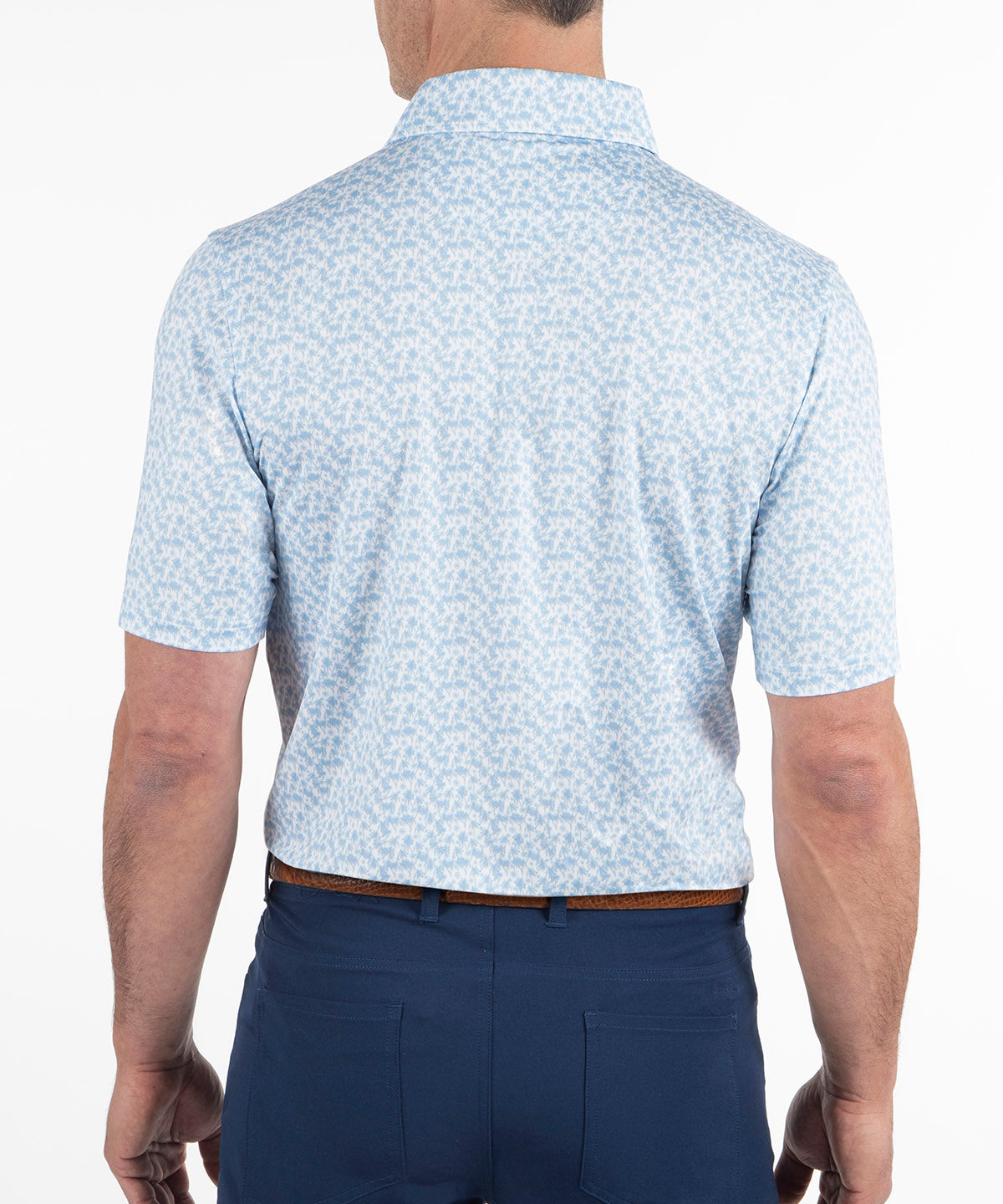Performance Palmy Print Polo
