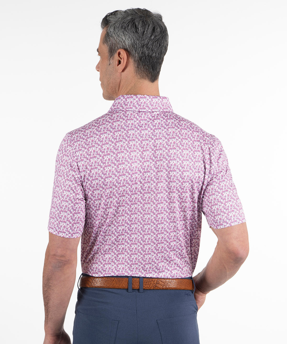 Performance Palmy Print Polo