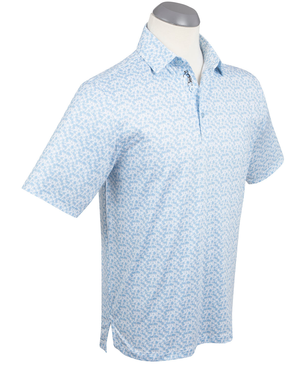 Performance Palmy Print Polo