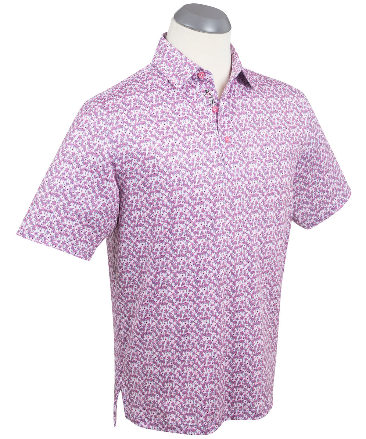 Performance Palmy Print Polo