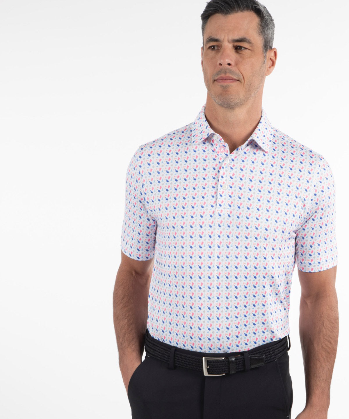Performance 19th Hole Print Polo