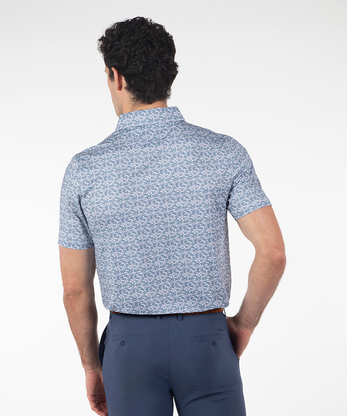 Performance Lucky Print Short-Sleeve Polo