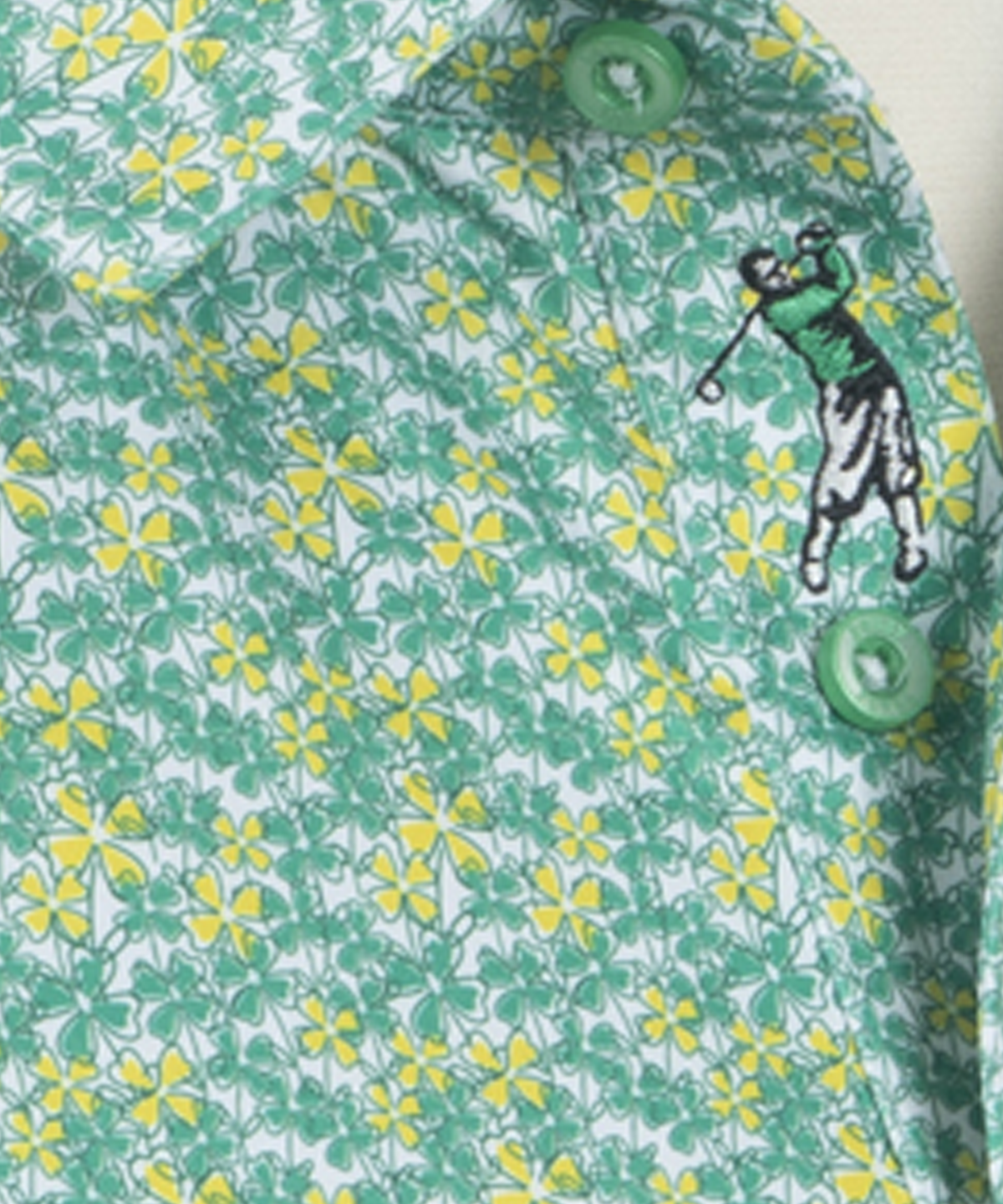 Performance Lucky Print Short-Sleeve Polo