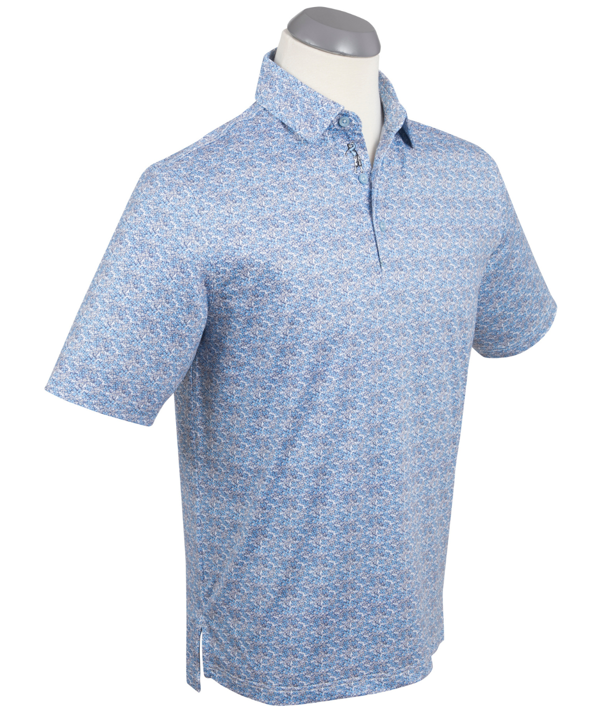 Performance Lucky Print Short-Sleeve Polo