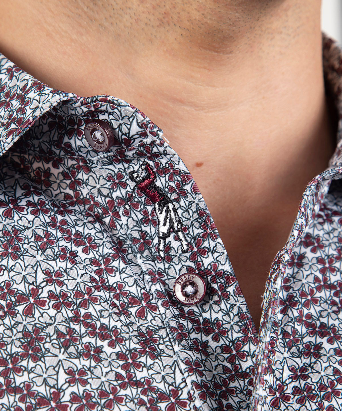 Performance Lucky Print Short-Sleeve Polo