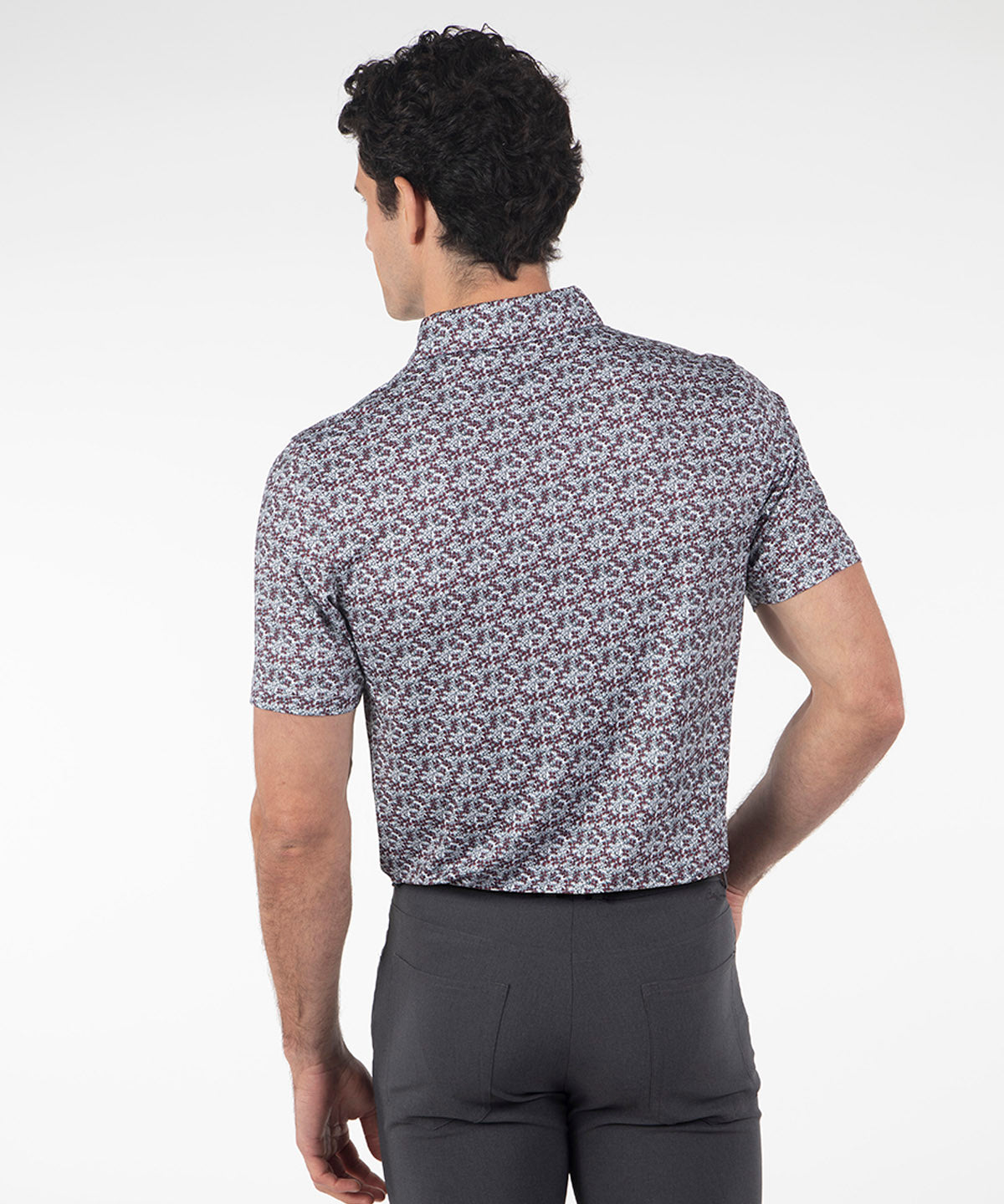 Performance Lucky Print Short-Sleeve Polo