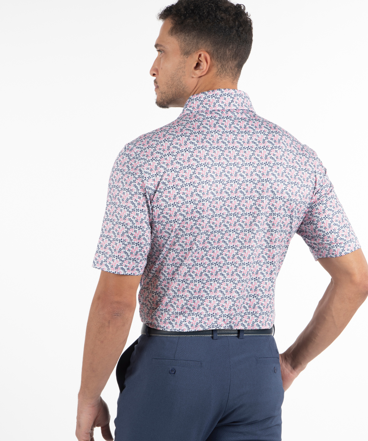 Performance Lucky Print Short-Sleeve Polo