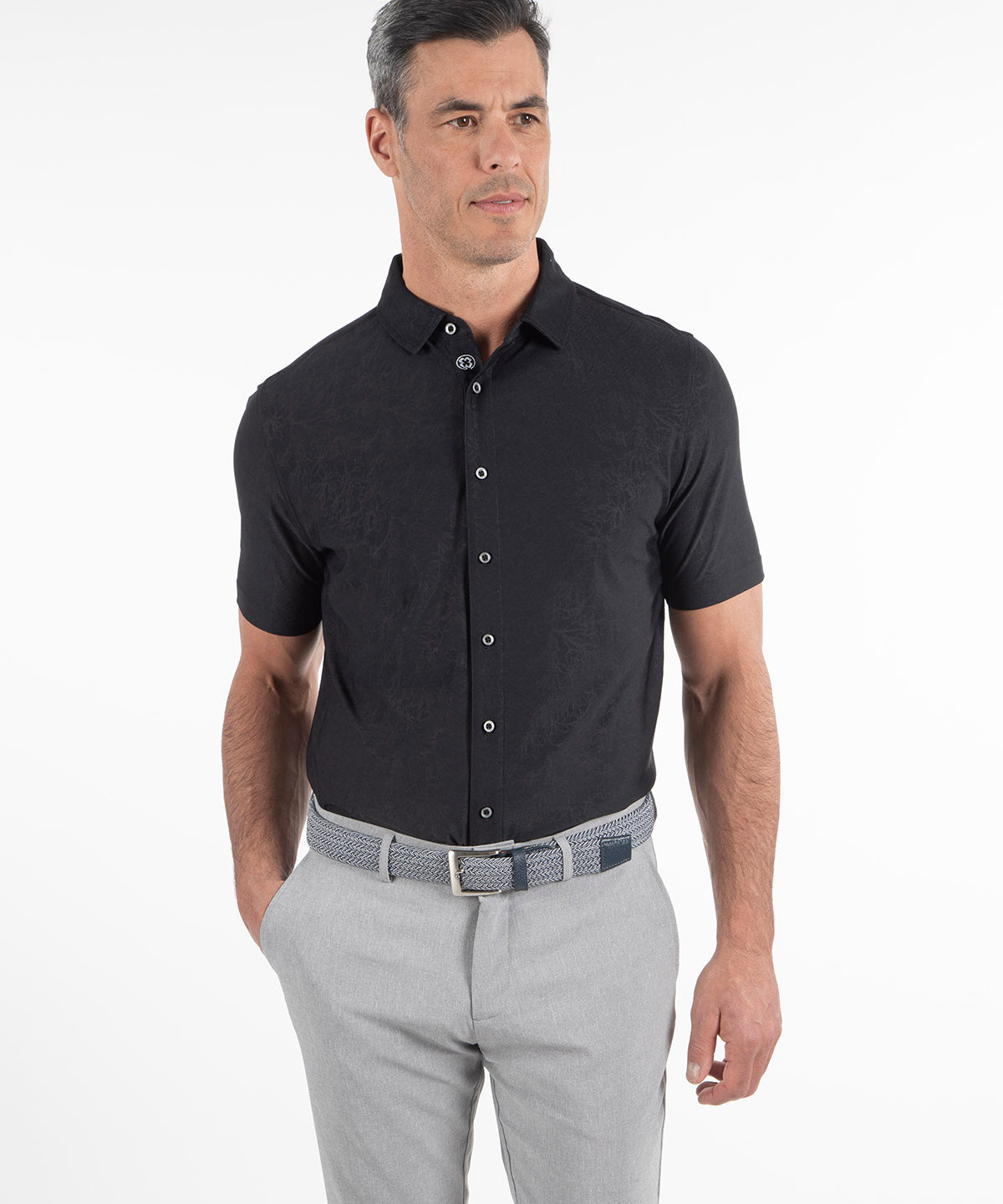 Performance Magnolia Short Sleeve Button-Down Sport Shirt