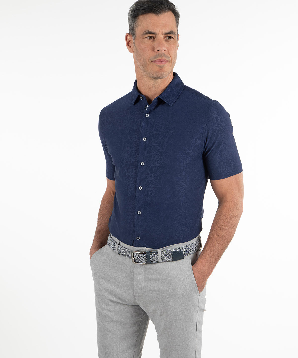 Performance Magnolia Short Sleeve Button-Down Sport Shirt