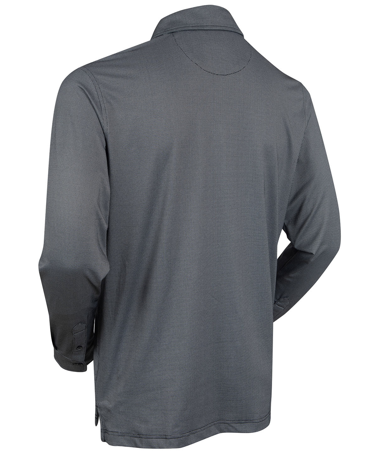 Performance Jacquard Dash Long-Sleeve Button-Down Sport Shirt