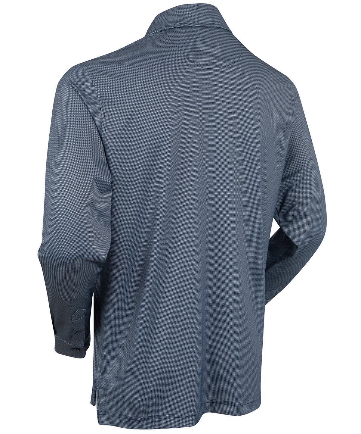 Performance Jacquard Dash Long-Sleeve Button-Down Sport Shirt