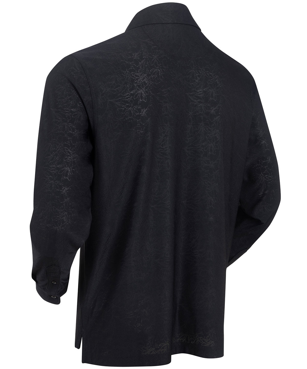 Performance Magnolia Jacquard Long-Sleeve Button-Down Sport Shirt