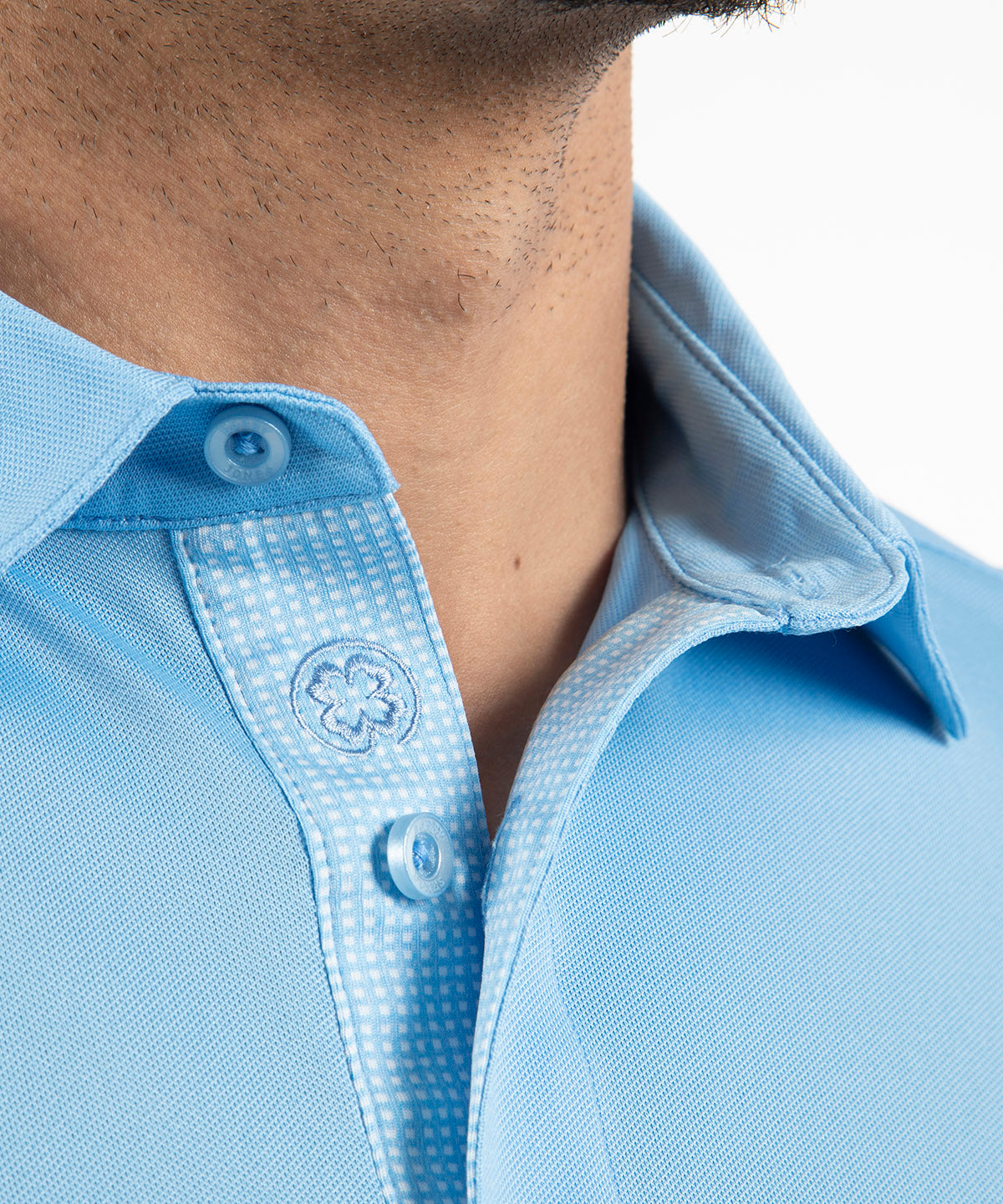 Performance Cooling Heather Micro Pique Long-Sleeve Sport Shirt