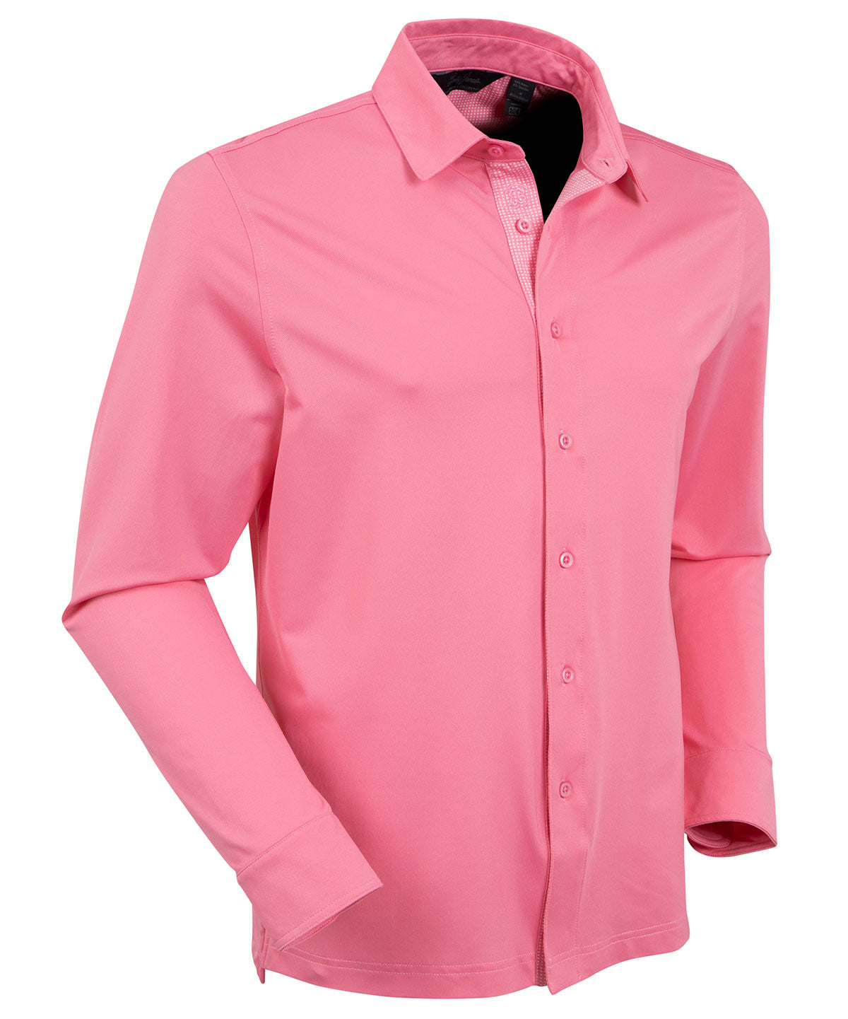 Performance Cooling Heather Micro Pique Long-Sleeve Sport Shirt