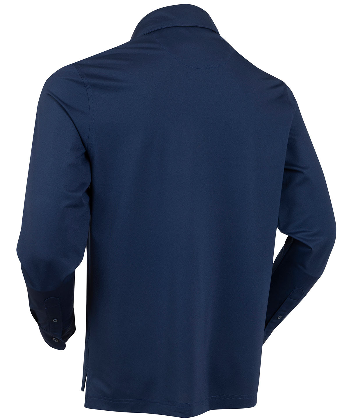 Performance Cooling Heather Micro Pique Long-Sleeve Sport Shirt