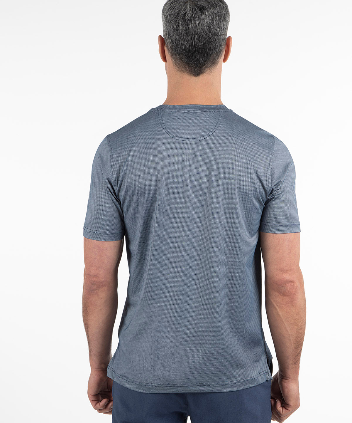 Performance Jacquard Dash Short-Sleeve Crew Neck T-Shirt