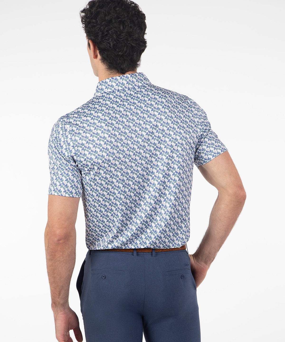 Performance Biltmore Print Short-Sleeve Polo