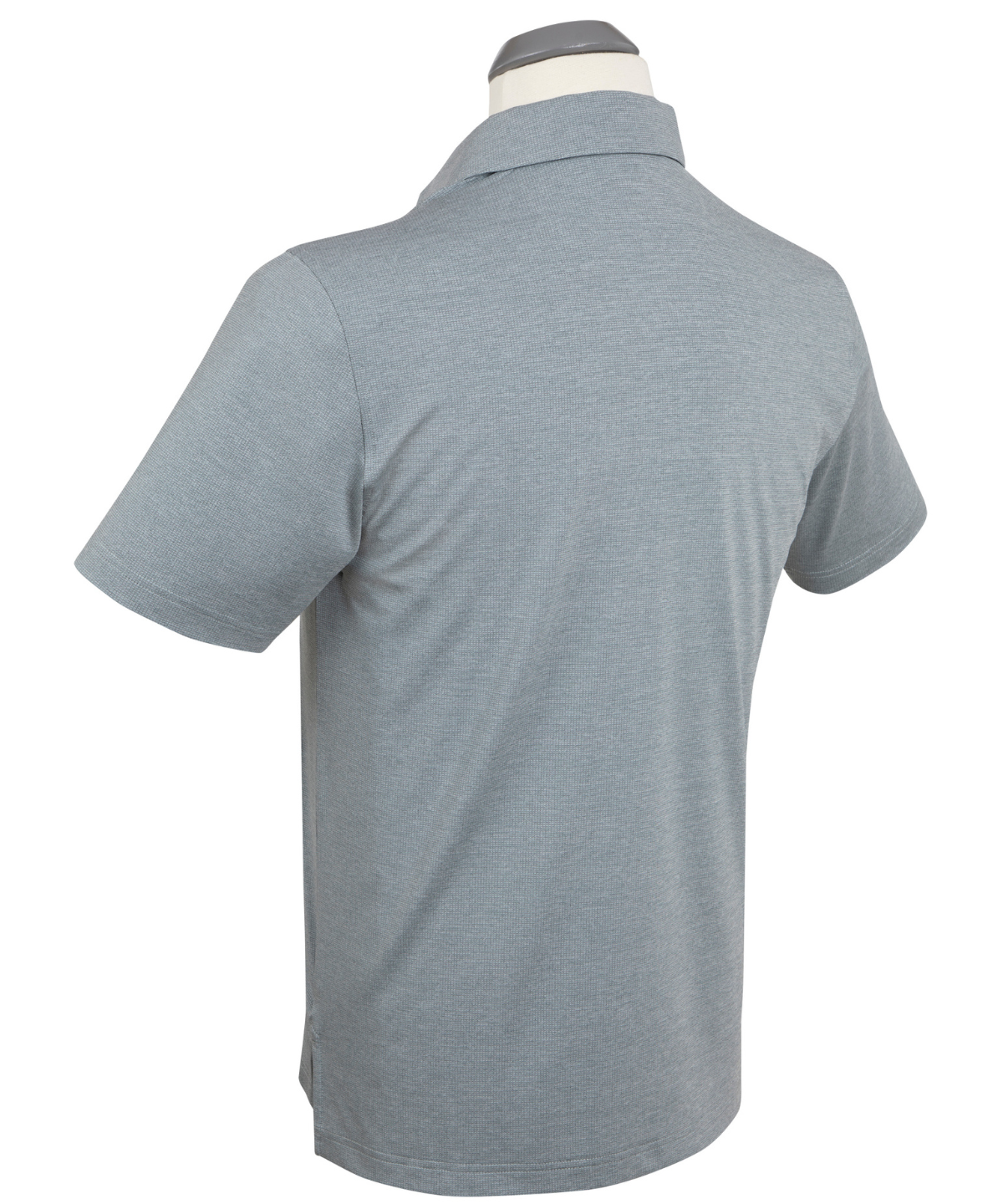 Performance Grid Jacquard Short-Sleeve Polo