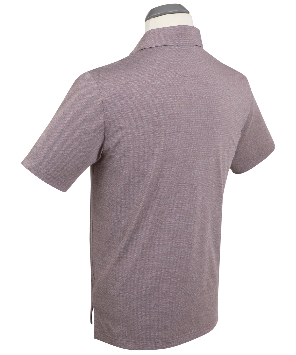 Performance Grid Jacquard Short-Sleeve Polo