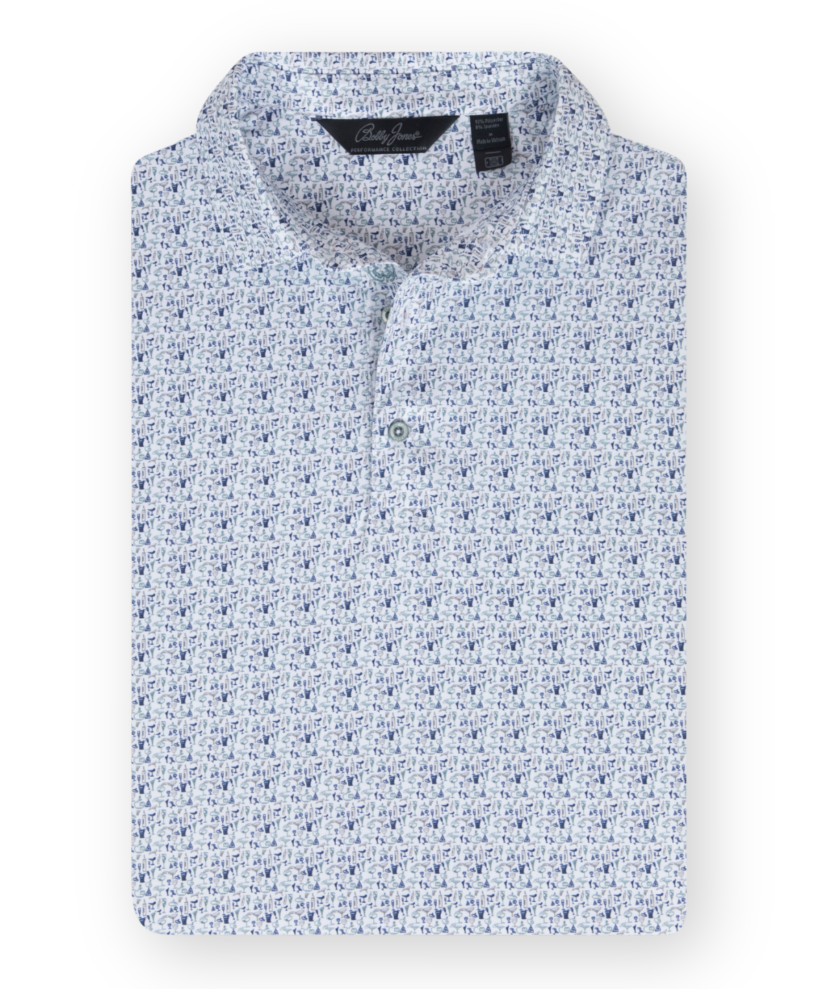 Performance Par-tini Print Short-Sleeve Polo