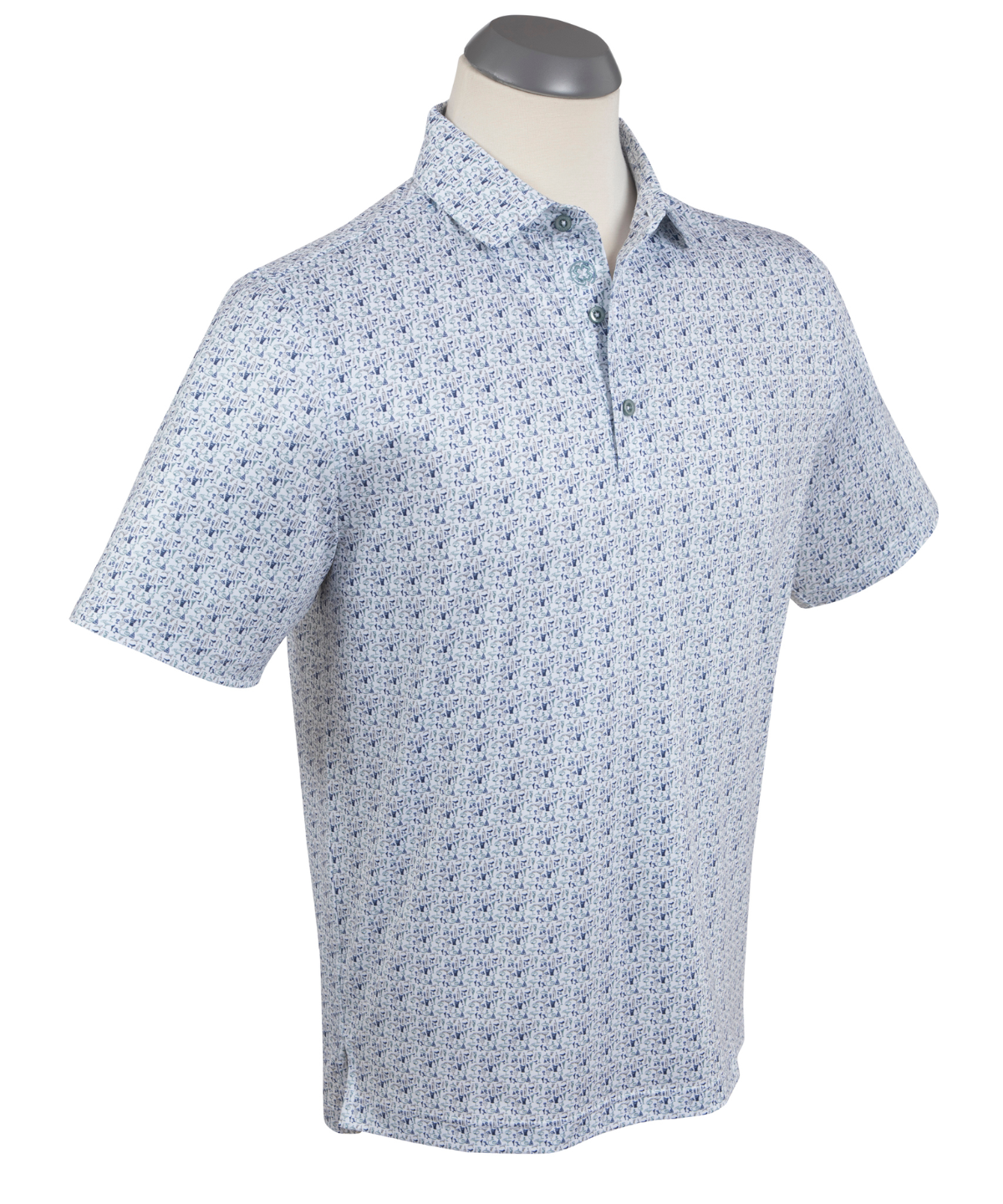 Performance Par-tini Print Short-Sleeve Polo
