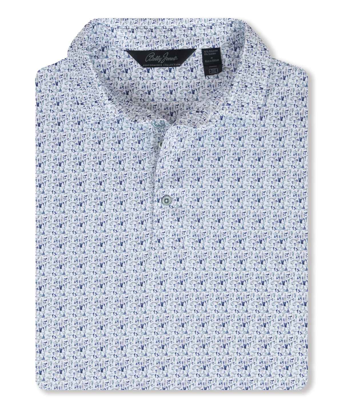 Performance Par-tini Print Short-Sleeve Polo