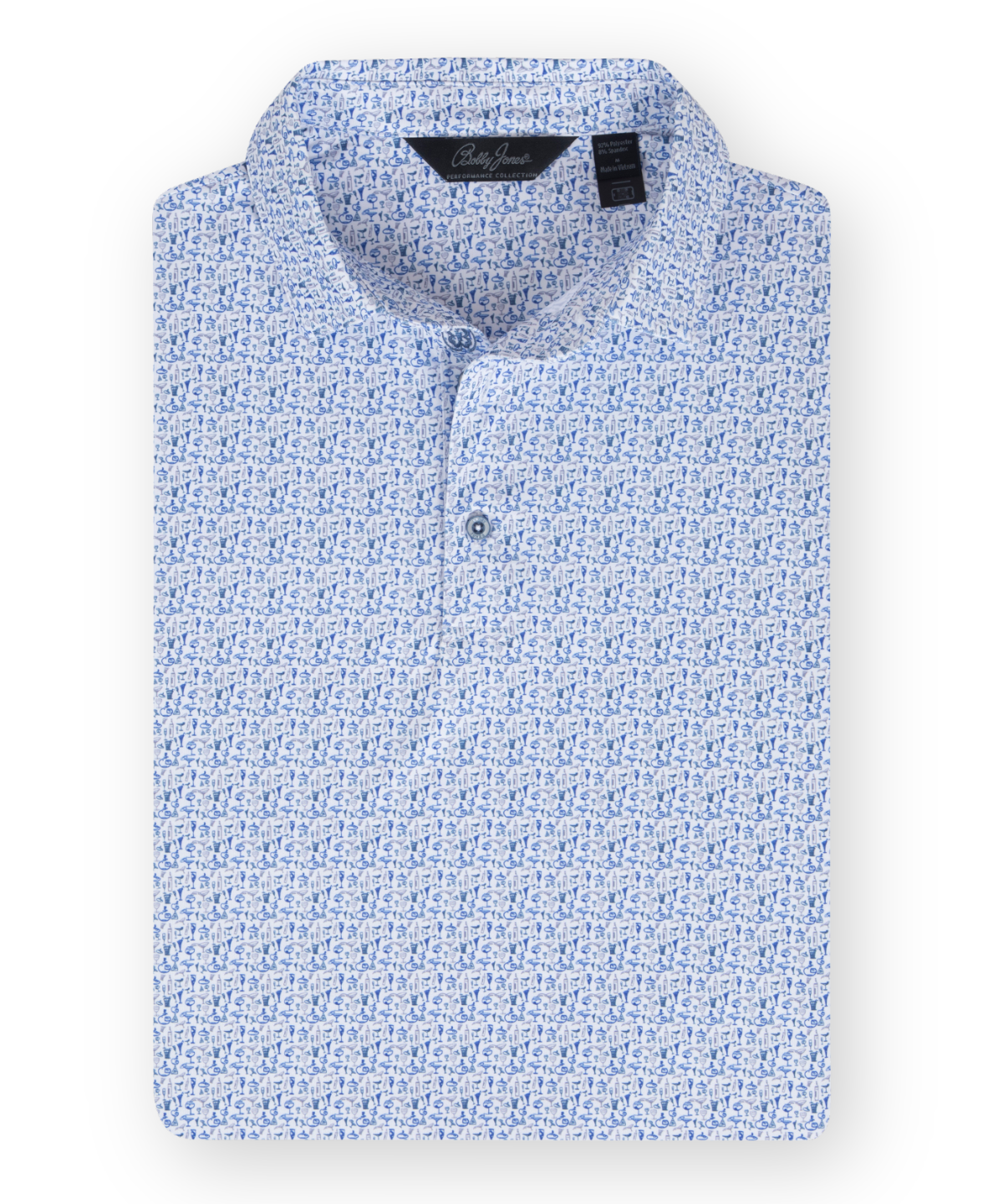 Performance Par-tini Print Short-Sleeve Polo