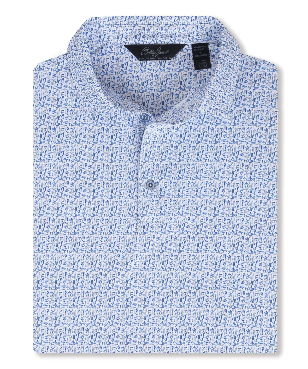 Performance Par-tini Print Short-Sleeve Polo