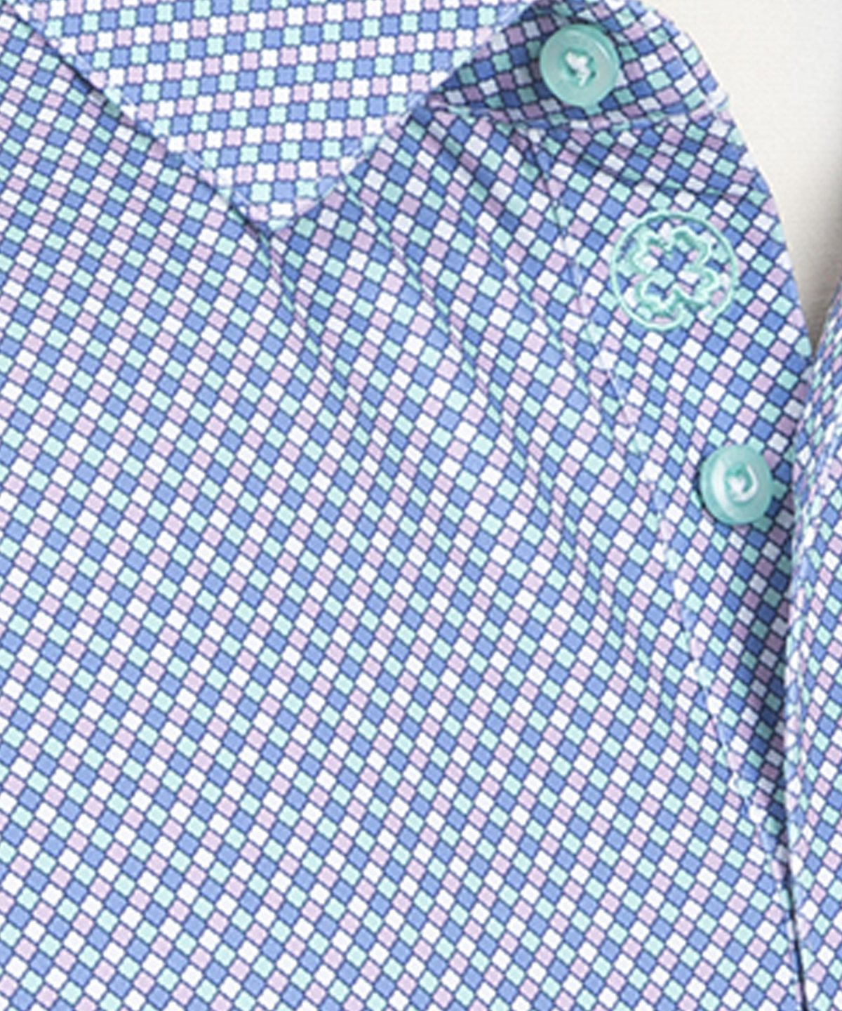 Performance Seville Print Short-Sleeve Polo