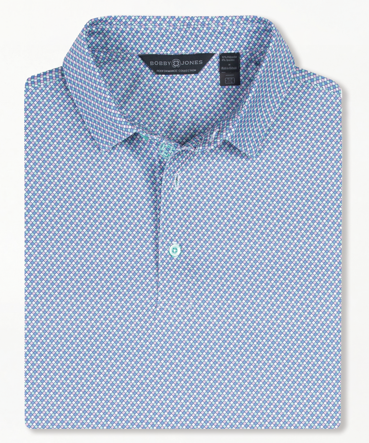 Performance Seville Print Short-Sleeve Polo