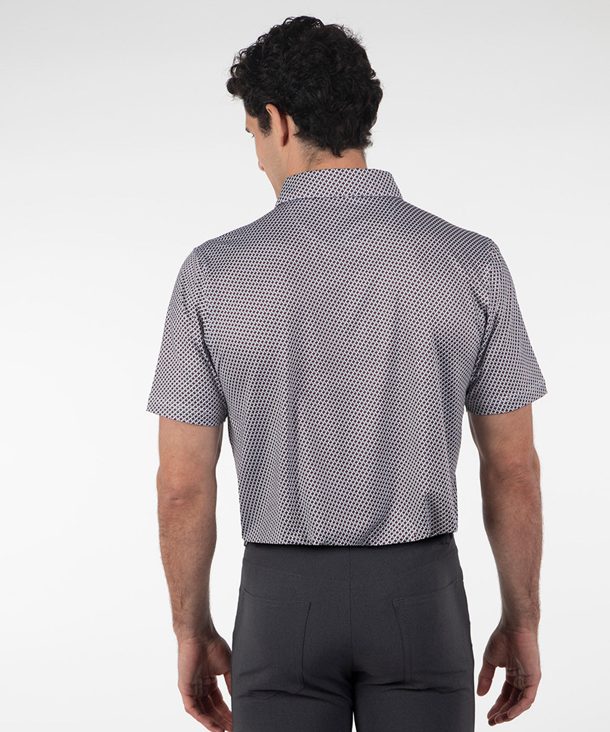 Performance Seville Print Short-Sleeve Polo