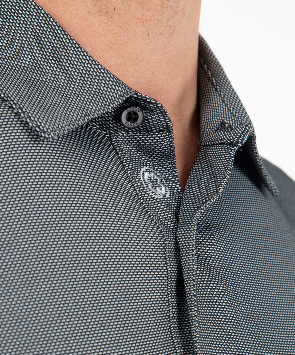 Performance Dash Jacquard Long-Sleeve Polo