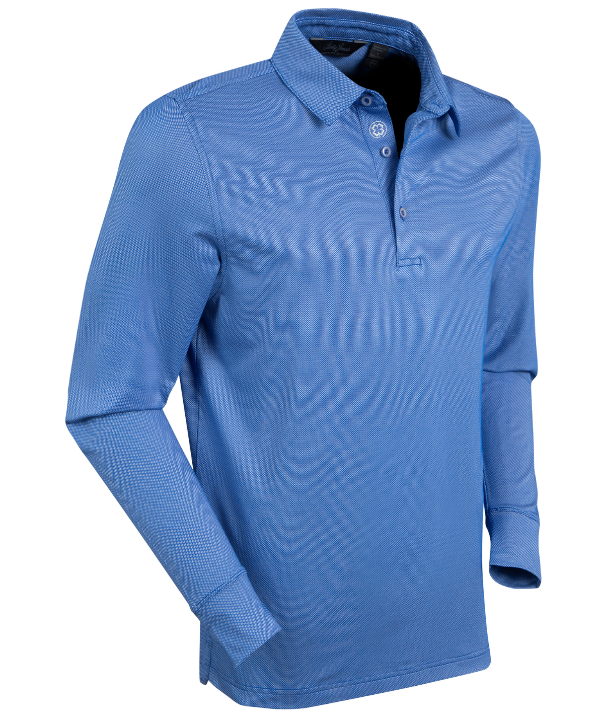 Performance Dash Jacquard Long-Sleeve Polo
