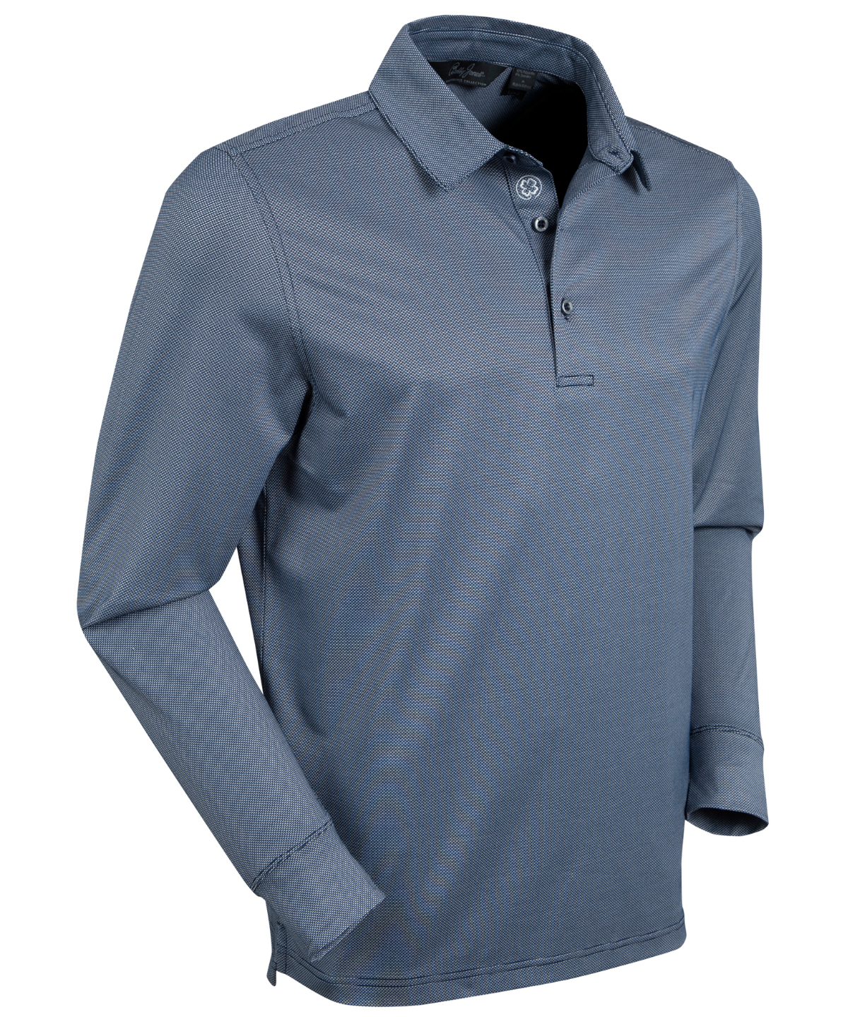Performance Dash Jacquard Long-Sleeve Polo