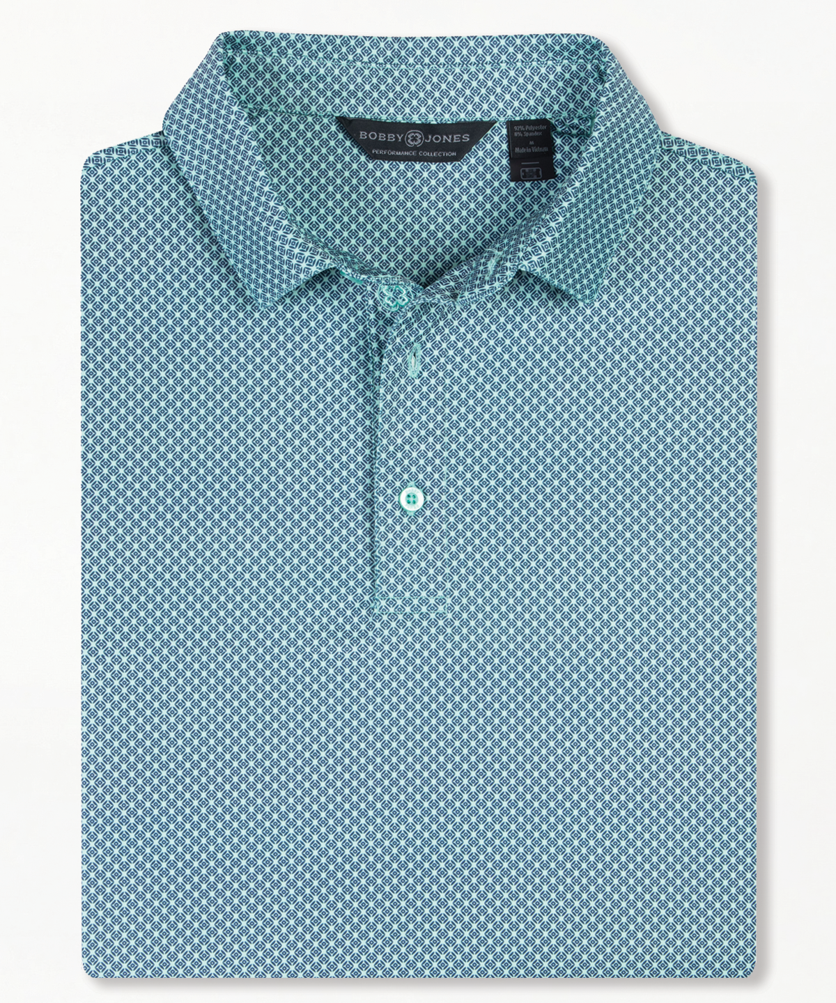 Performance Diamond Argyle Print Jersey Polo