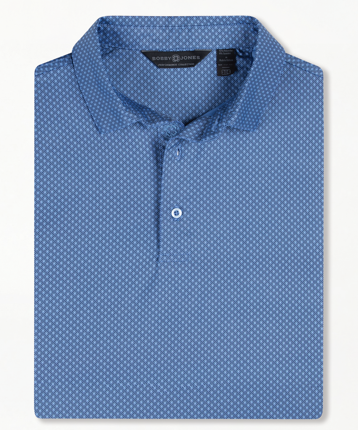 Performance Diamond Argyle Print Jersey Polo