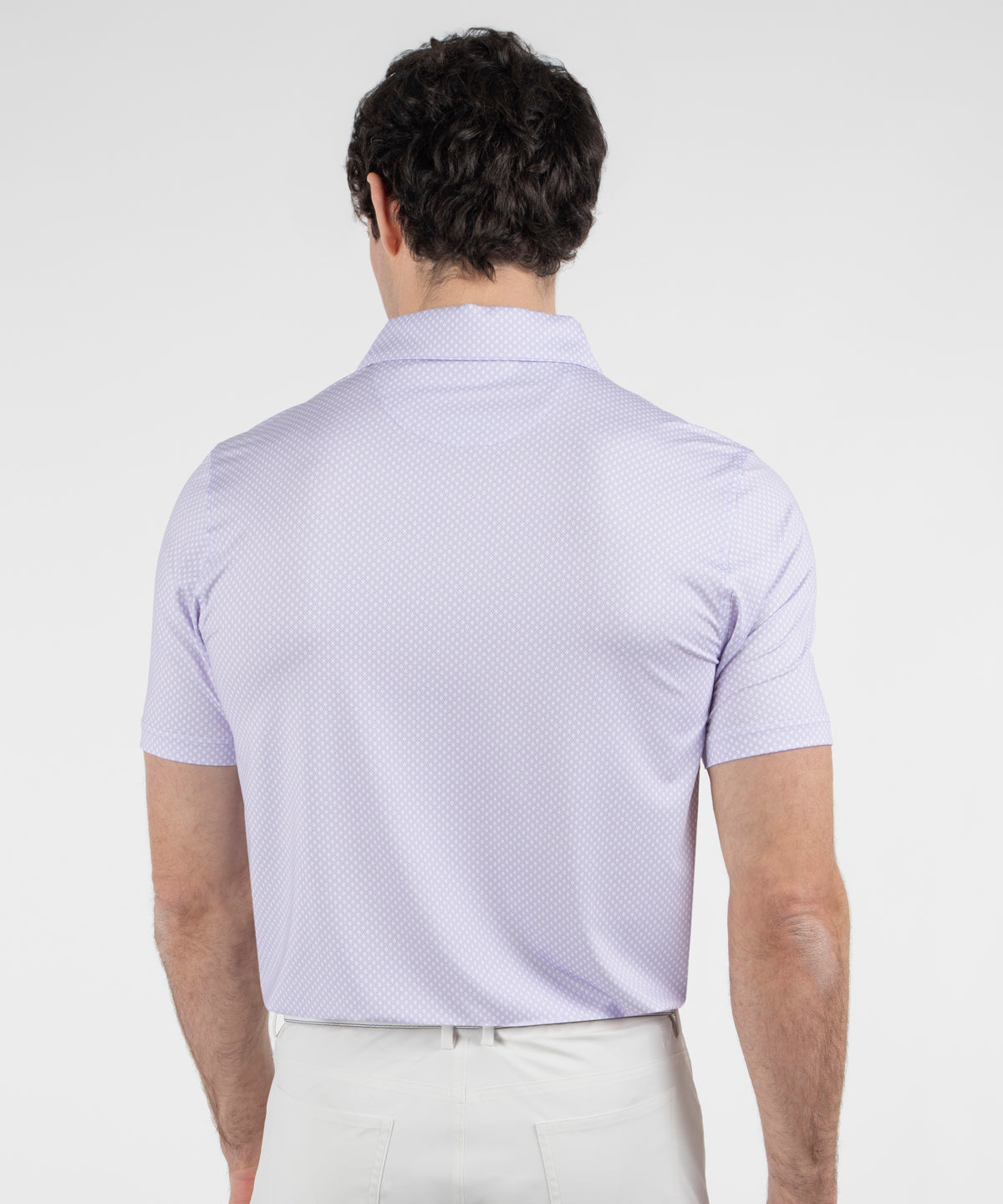 Performance Diamond Argyle Print Jersey Polo