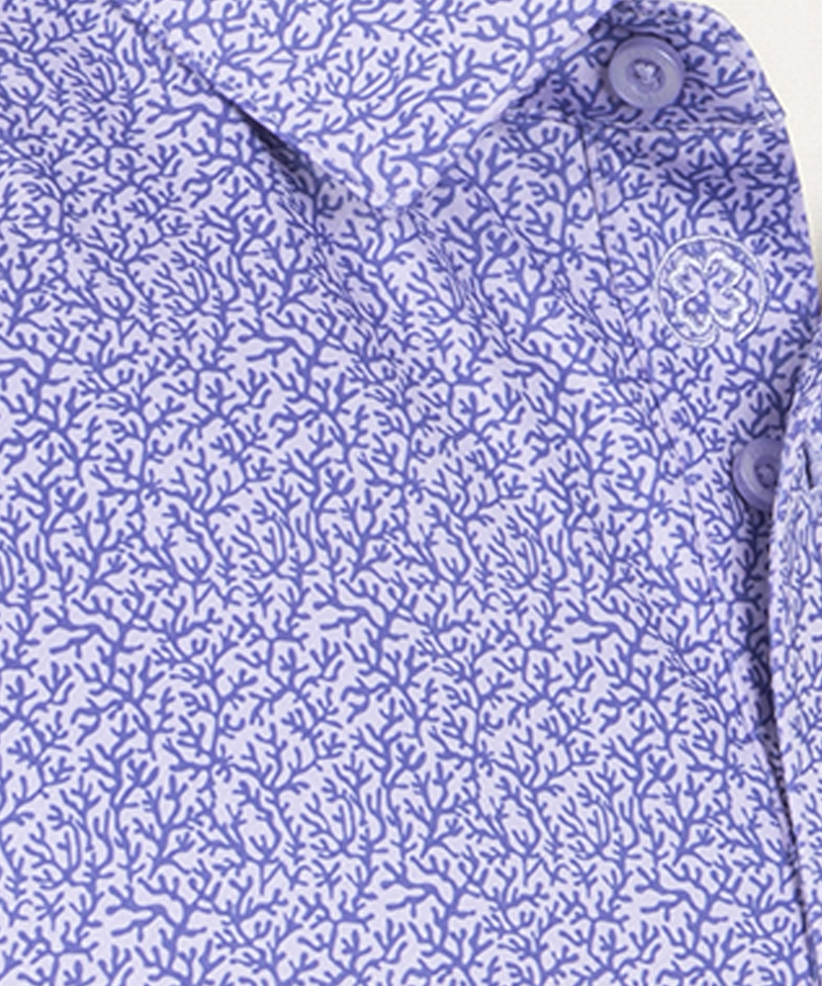 Performance Coral Reef Print Jersey Polo