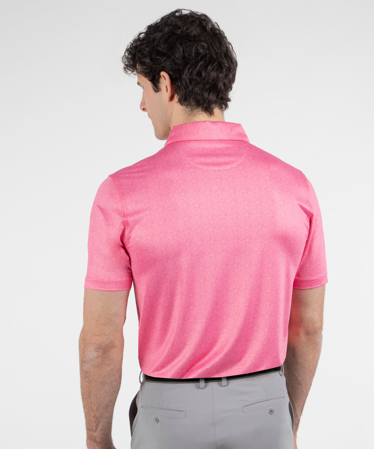 Performance Contour Print Jersey Polo