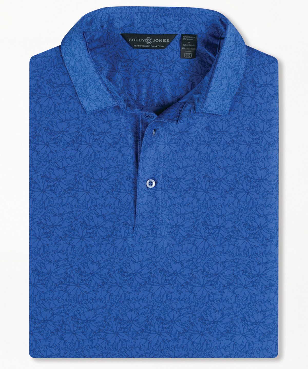 Performance Azalea Print Jersey Polo